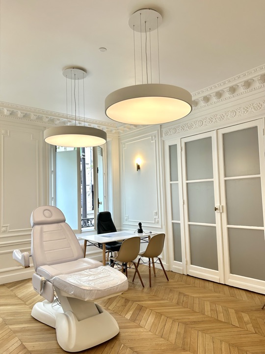 Salle de soin de la Clinique Dermathey