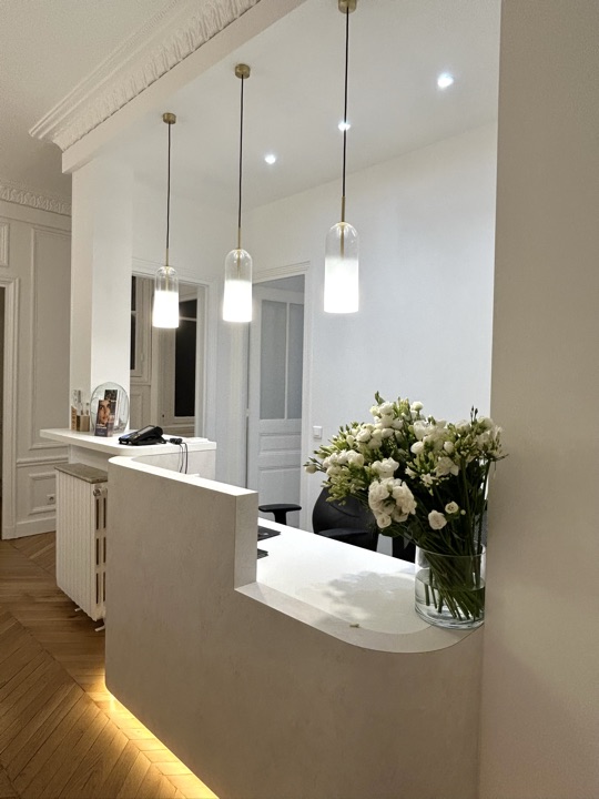 Espace d'accueil de la Clinique Dermathey